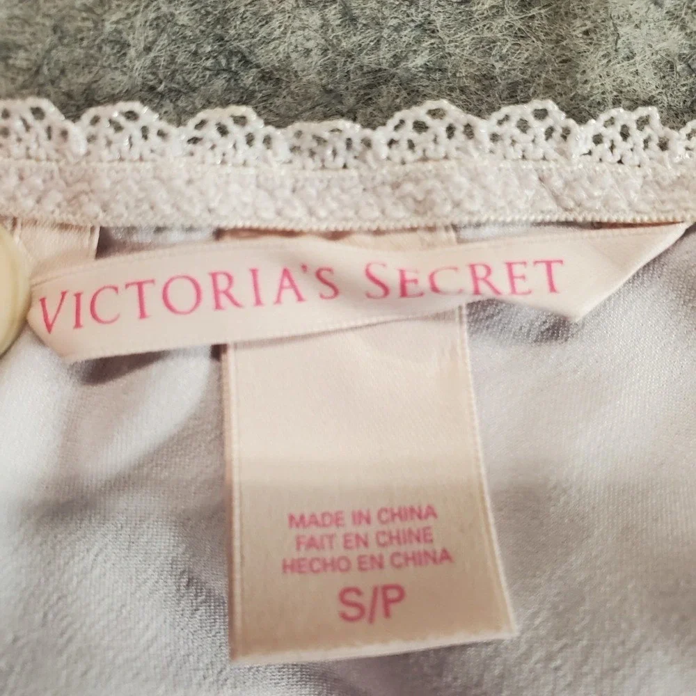Vintage Victoria's Secret Lace Chemise Dress Women Small Light Pink Y2K Babydoll
